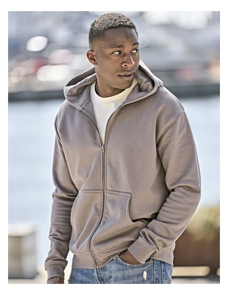 TEE-5154-UNLABELED Hooded Full Zip Sweatshirt 2